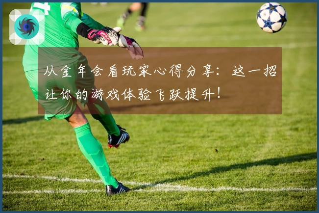 从金年会看玩家心得分享：这一招让你的游戏体验飞跃提升！